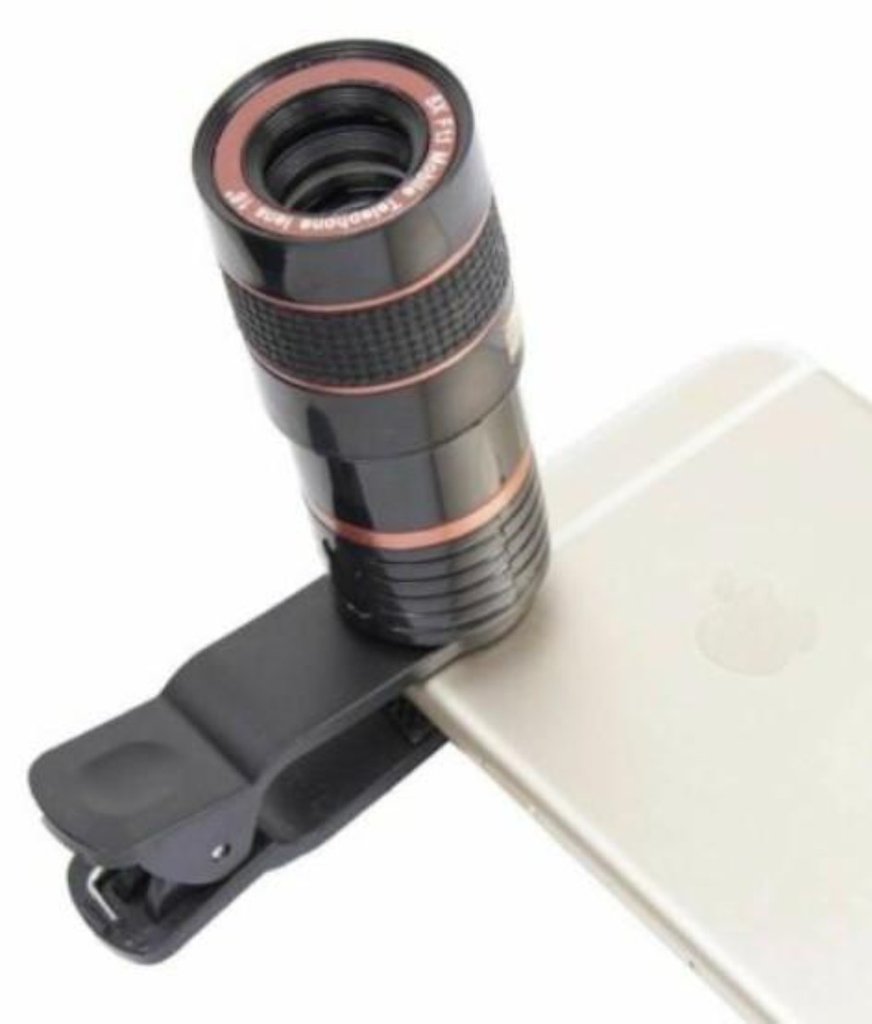 8X HD Optical Zoom Smartphone Lens | Universal Clip | Monocular Telescope