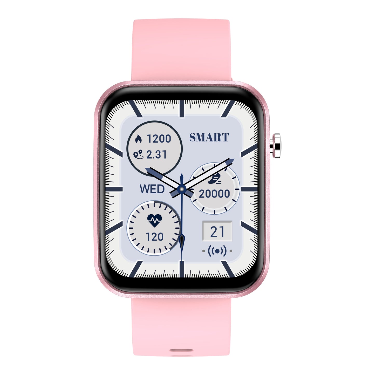 Advanced Smartwatch | 3 Bands + Wellness & Activity Tracker