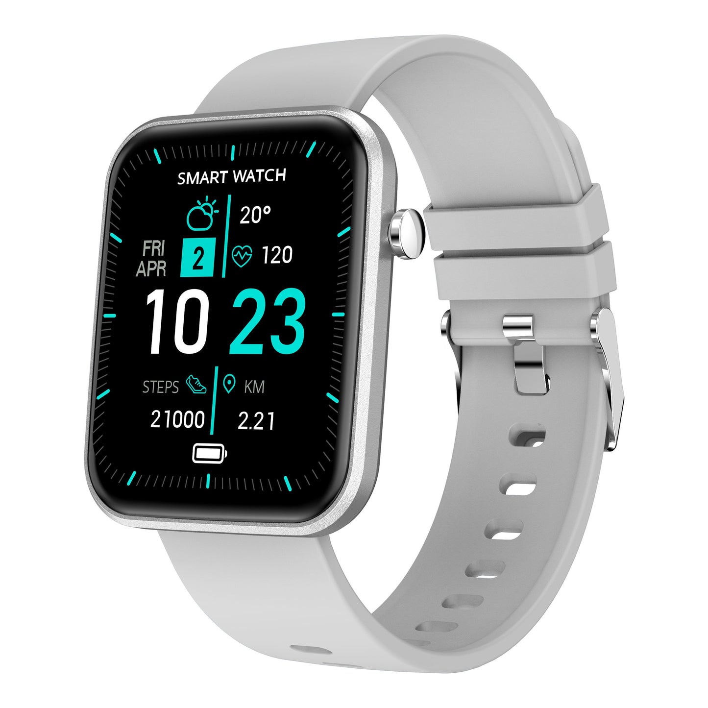 Advanced Smartwatch | 3 Bands + Wellness & Activity Tracker