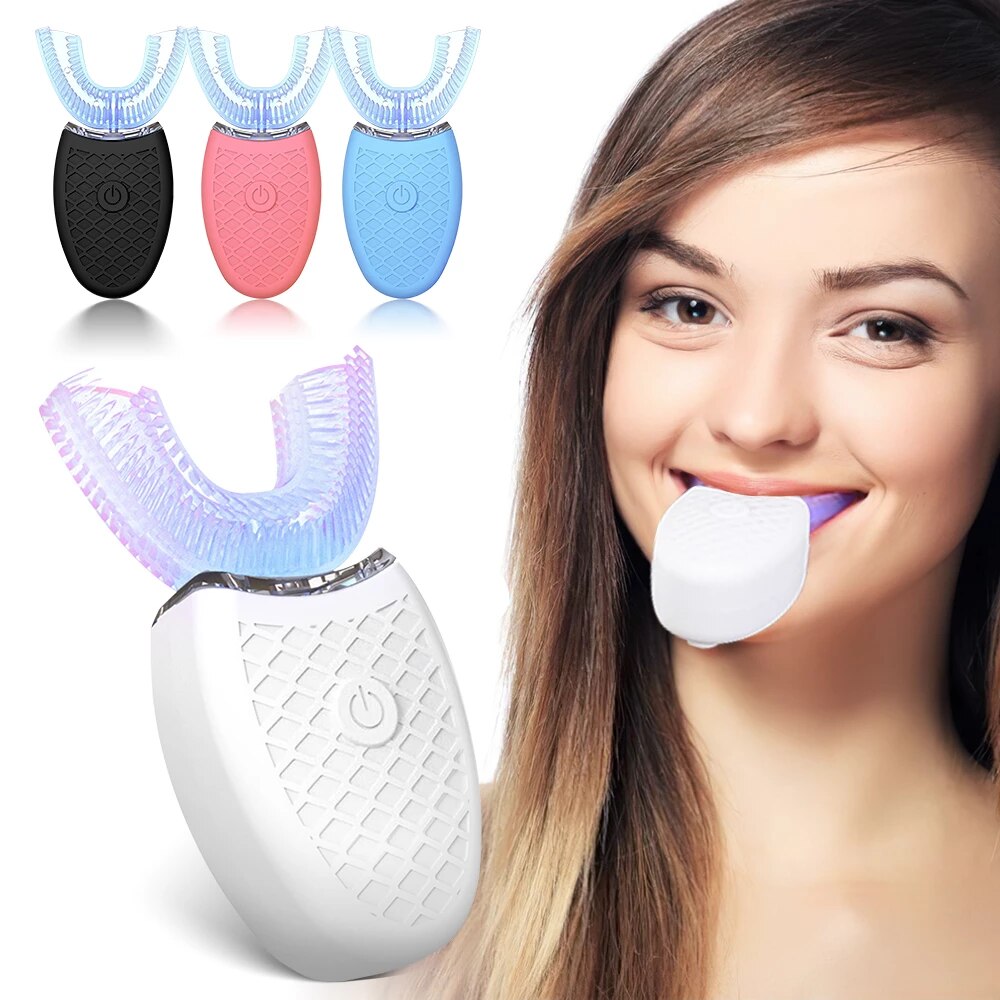 Kids USB Electric Toothbrush | U-shaped Silicone | IPX7 Waterproof
