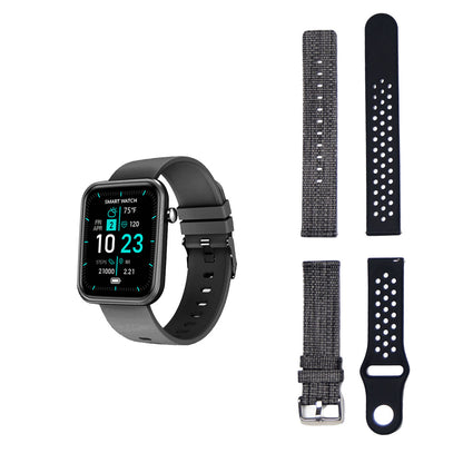 Advanced Smartwatch | 3 Bands + Wellness & Activity Tracker