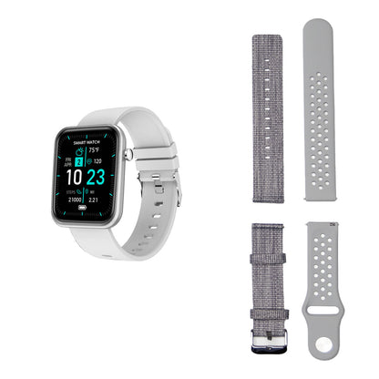 Advanced Smartwatch | 3 Bands + Wellness & Activity Tracker