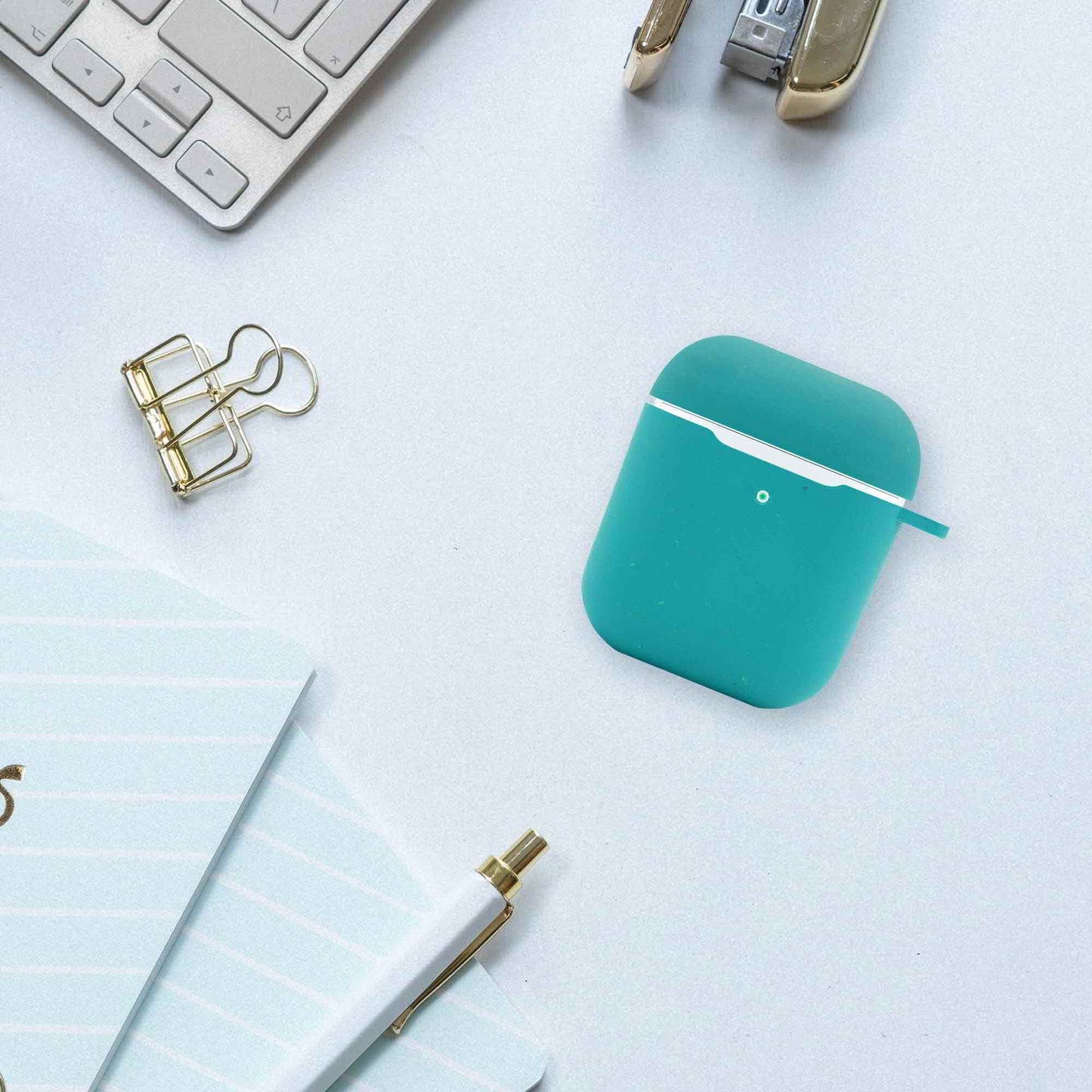 Biodegradable AirPods Case | Ocean Blue | Plant-Based & Compostable
