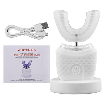 360° Ultrasonic Electric Toothbrush | Blue Light Whitening | 3 Modes