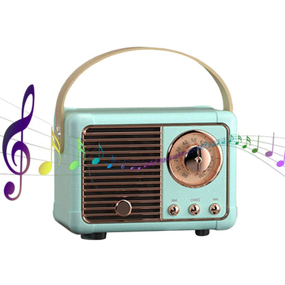 Bluetooth Retro Mini Speaker with FM Radio