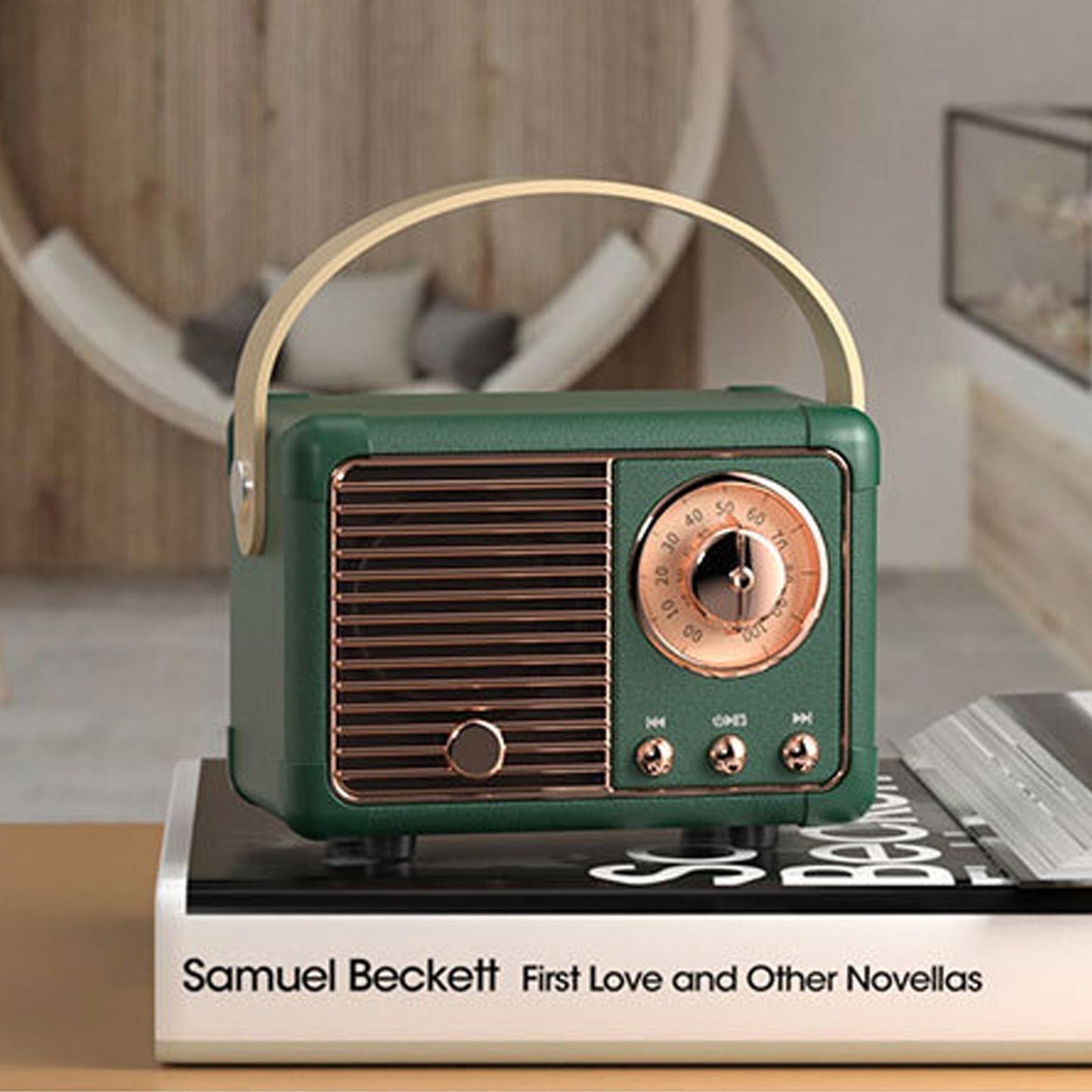 Bluetooth Retro Mini Speaker with FM Radio