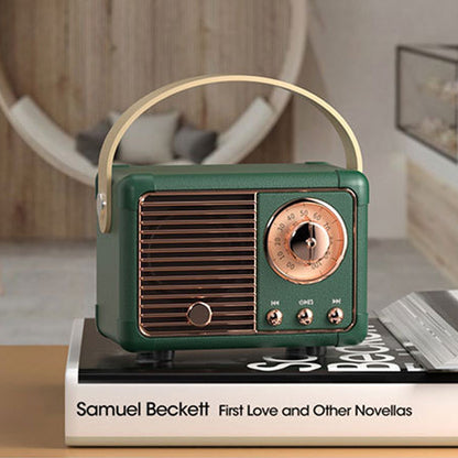 Bluetooth Retro Mini Speaker with FM Radio