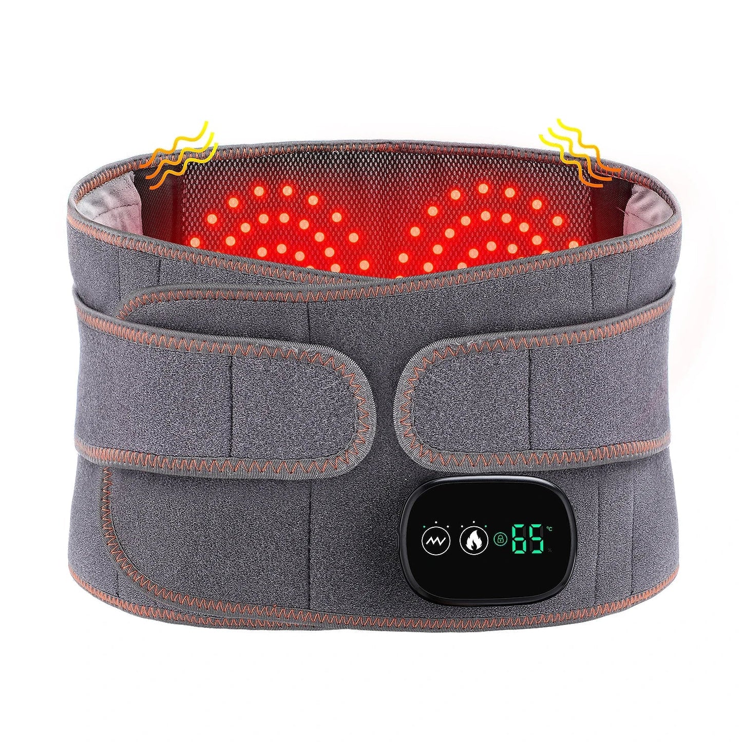 Heat Therapy Lumbar Massager Belt