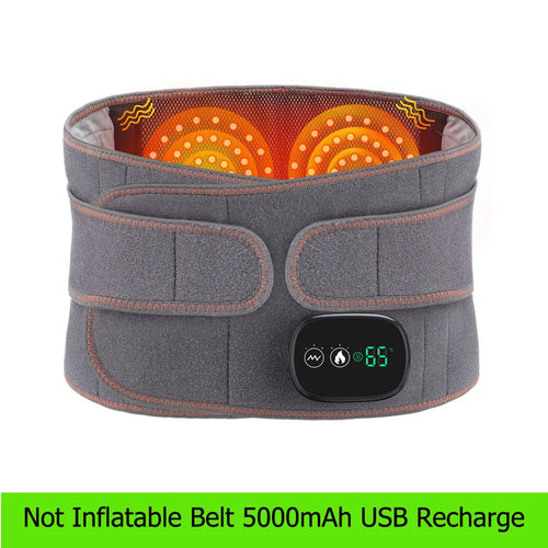 Heat Therapy Lumbar Massager Belt