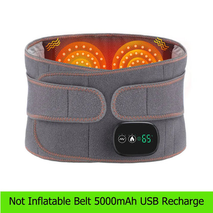 Heat Therapy Lumbar Massager Belt