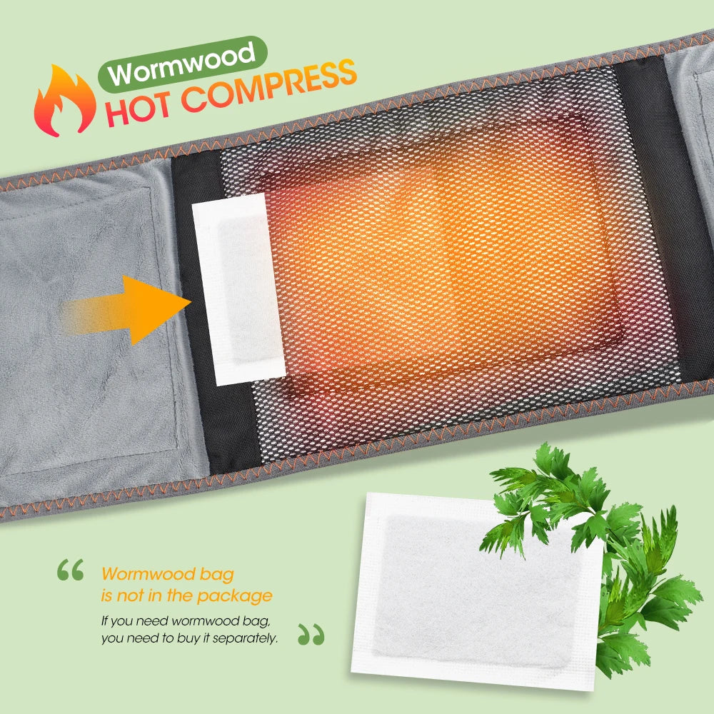 Heat Therapy Lumbar Massager Belt