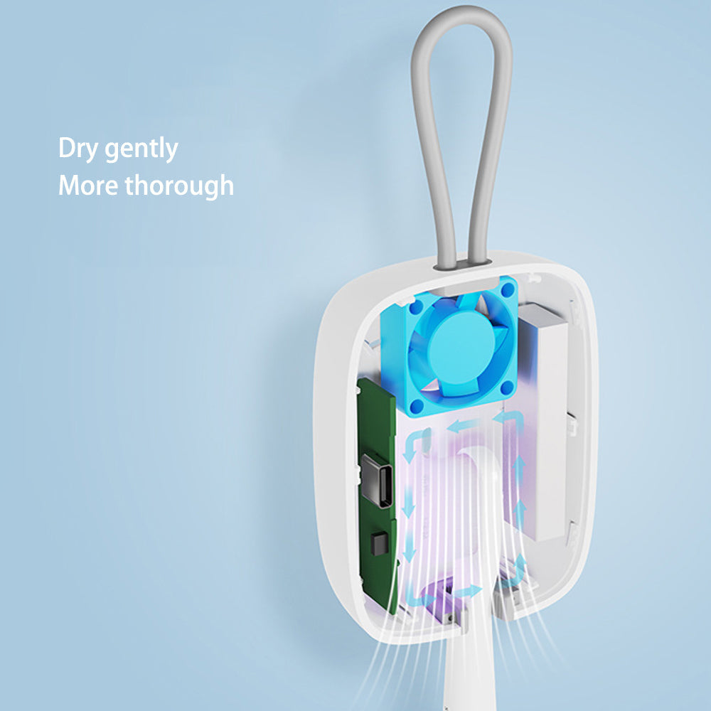 UV Toothbrush Sterilizer Box | Kills 99.9% of Germs | Wall-Mount