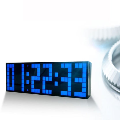 LED Digital Desk Clock | Alarm, Temperature & Date Display | 4 Colors