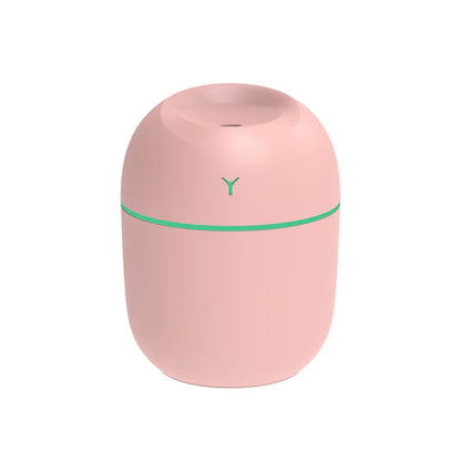 USB Ultrasonic Humidifier & Aroma Diffuser | LED Night Light | 3 Colors