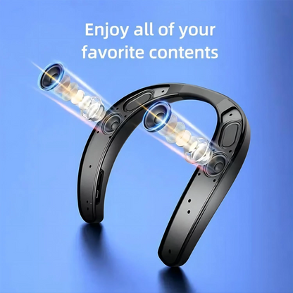 Wearable Neckband Bluetooth Speaker | Hands-Free | Gaming & Music