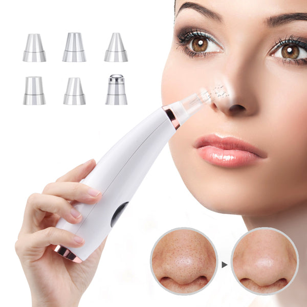 Blackhead Vacuum Pore Cleanser | 5-Head Microdermabrasion Device