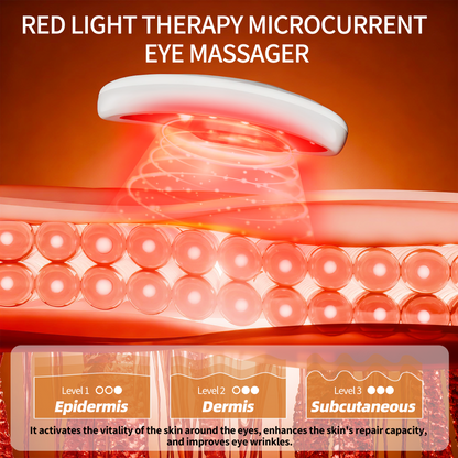Red Light Eye Therapy Massager | Anti-Wrinkle & Dark Circle Device
