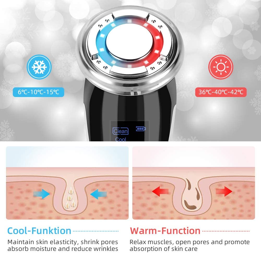 5-in-1 Ultrasonic EMS Facial Massager | Anti-Aging Skin Device