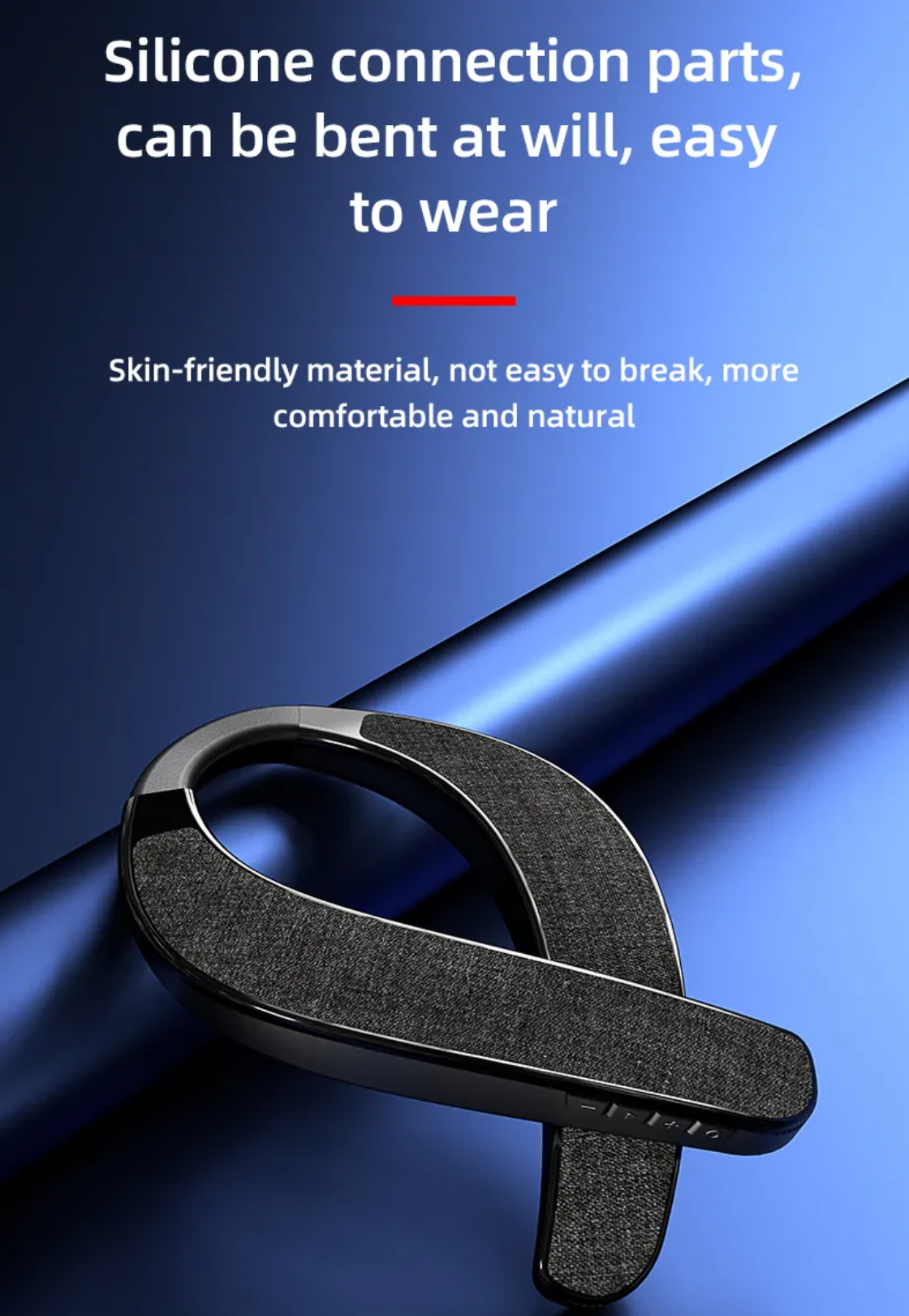 Wearable Neckband Bluetooth Speaker | Hands-Free | Gaming & Music