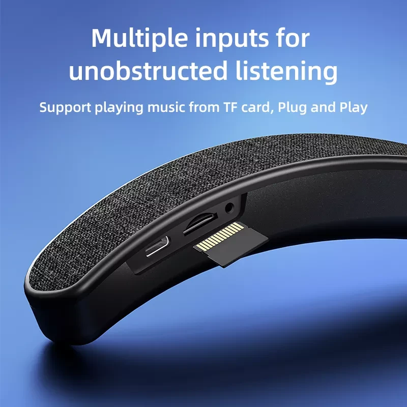 Wearable Neckband Bluetooth Speaker | Hands-Free | Gaming & Music