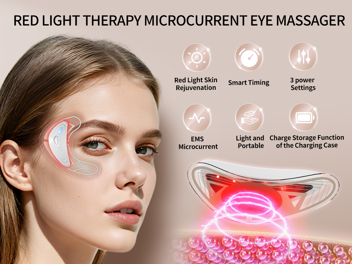 Red Light Eye Therapy Massager | Anti-Wrinkle & Dark Circle Device