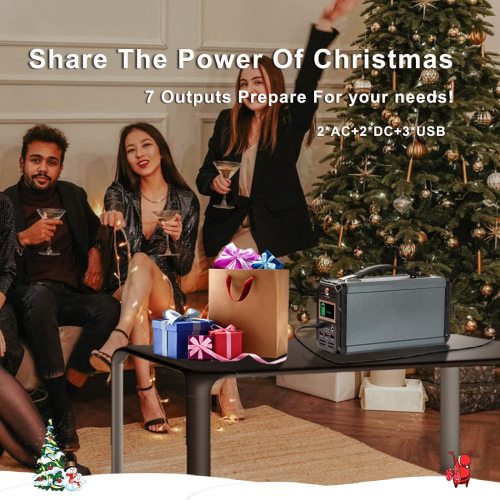 FlashFish 300W Portable Power Station | 222Wh / 60000mAh | Solar Ready