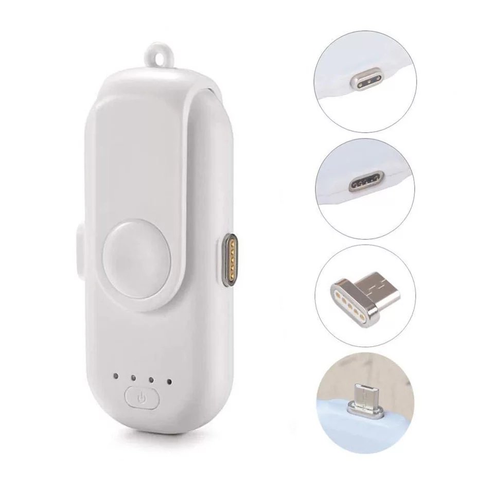 Magnetic Pocket Power Bank Kit | 5000mAh + 4 Mini Chargers