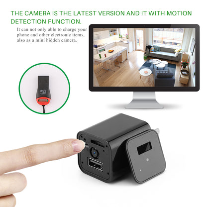 HD 1080P Hidden Camera USB Wall Charger | Covert Home Security