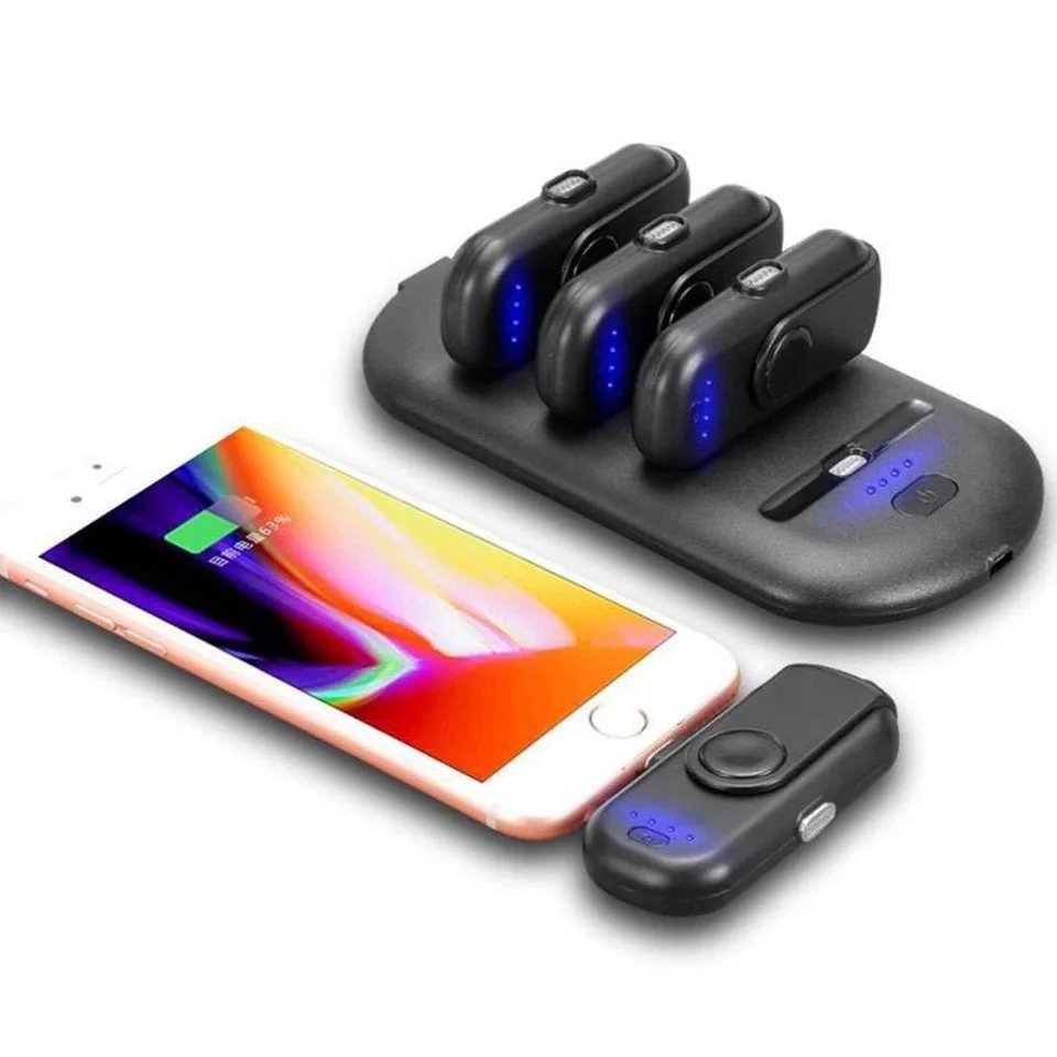 Magnetic Pocket Power Bank Kit | 5000mAh + 4 Mini Chargers