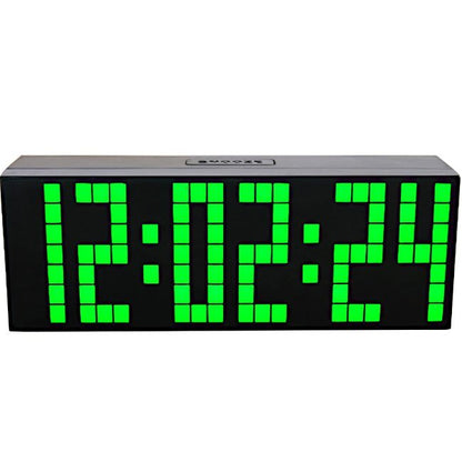 LED Digital Desk Clock | Alarm, Temperature & Date Display | 4 Colors