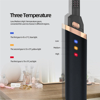Smart Heated Eyelash Curler | 3-Temperature Quick-Heat Styling Tool