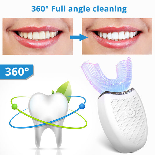 Kids USB Electric Toothbrush | U-shaped Silicone | IPX7 Waterproof